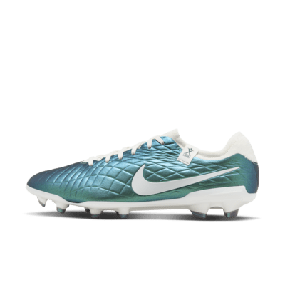 Nike Tiempo Emerald Legend 10 Pro FG Low Top Soccer Cleats. Nike